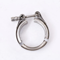 2.5 V Band Clamp & Interlocking Flange Set, Stainless Steel, Exhaust Clamps